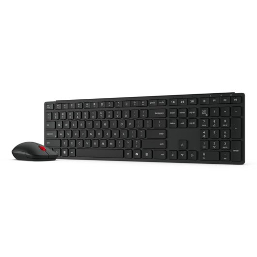 Clavier Lenovo Pro Combo 6000 sans fil complet avec souris ambidextre double connexion