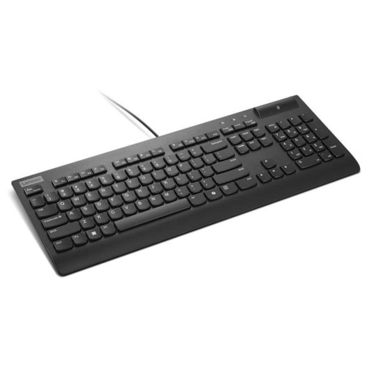 Clavier Lenovo Smartcard Wired Keyboard II AZERTY Français complet noir USB