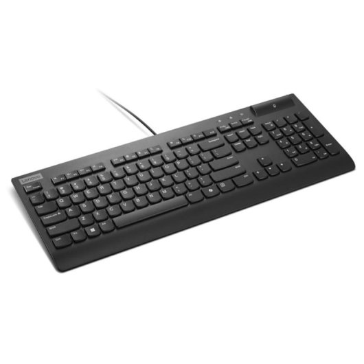 Clavier Lenovo Smartcard Wired Keyboard II AZERTY Français complet noir USB