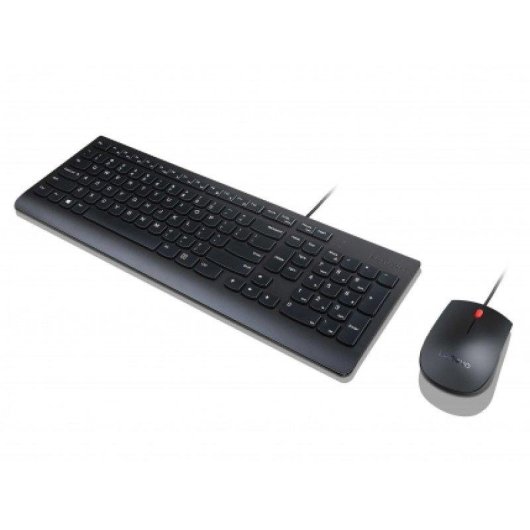 Teclado Lenovo Essential Wired Combo alámbrico completo QWERTZ con ratón óptico 1000 DPI