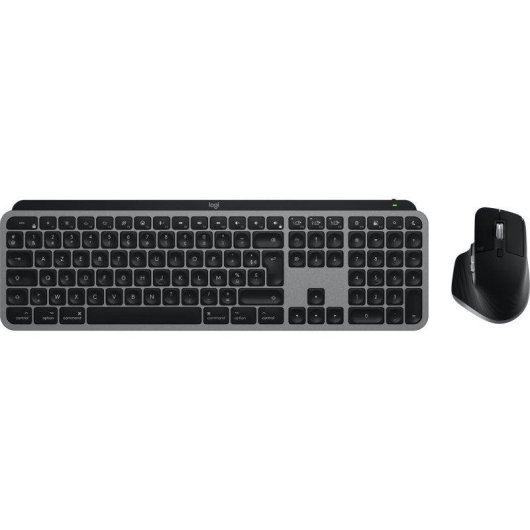 Teclado Logitech Master MX Keys S Combo inalámbrico AZERTY francés con ratón láser
