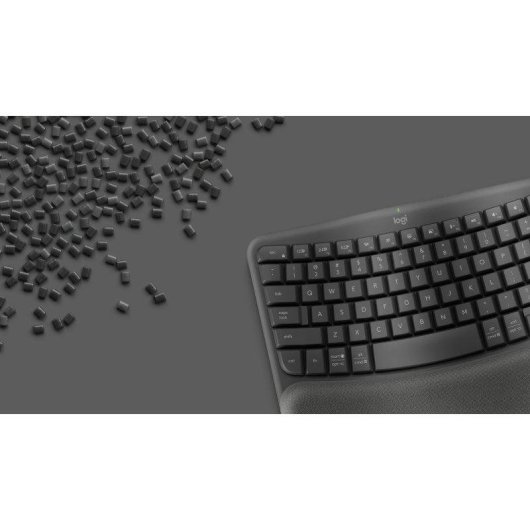Teclado Logitech Ergo 920-012286 membrana inalámbrico ergonómico AZERTY francés