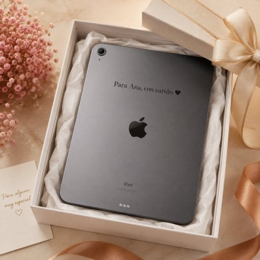 Personalización de tablet – Imagen, logo y texto