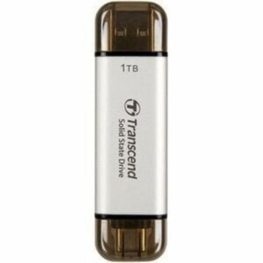Disque Dur Transcend ESD310 1TB SSD USB Type-A/C 10 Gbit/s Argent