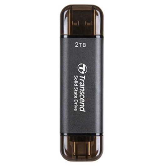 Unidad externa Transcend TS2TESD310C 2TB USB A-C Negro alta velocidad