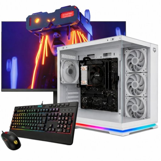 Desktop NeoPC Galaxy AMD Ryzen 7 5700G 8GB 480GB SSD Windows 11 Pro 27"