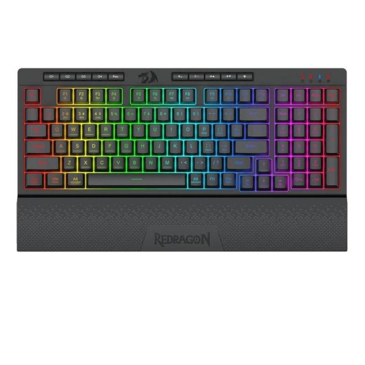 Teclado Redragon K515-RGB de membrana con macros programables y RGB
