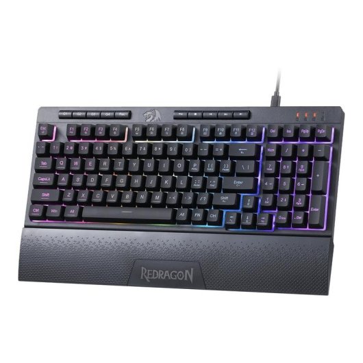 Teclado Redragon K515-RGB de membrana con macros programables y RGB