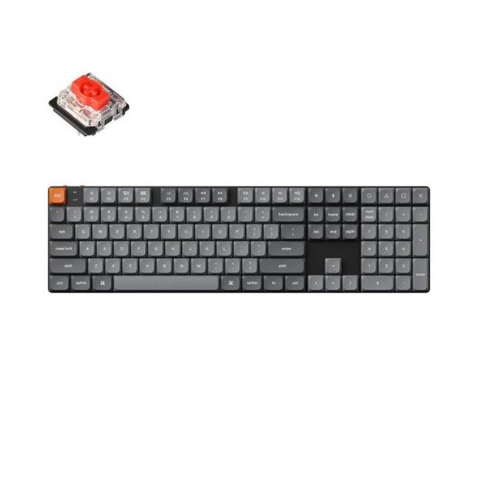 Teclado Keychron K5 Max mecánico completo RGB inalámbrico USB y Bluetooth