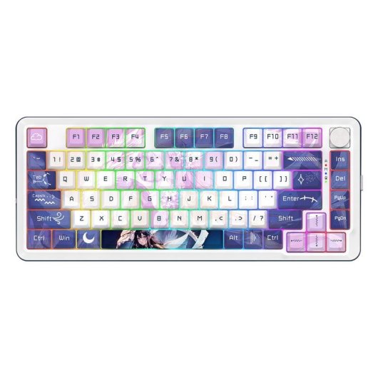 Teclado Redragon K681ACG-RGB-PRO mecánico 75% compacto con triple conectividad y RGB