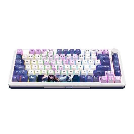 Teclado Redragon K681ACG-RGB-PRO mecánico 75% compacto con triple conectividad y RGB