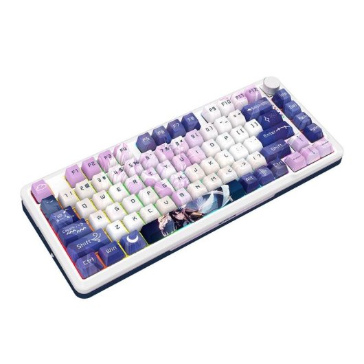 Teclado Redragon K681ACG-RGB-PRO mecánico 75% compacto con triple conectividad y RGB