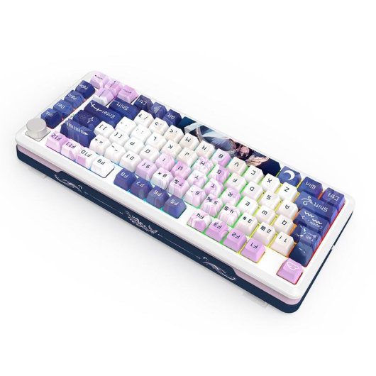 Teclado Redragon K681ACG-RGB-PRO mecánico 75% compacto con triple conectividad y RGB