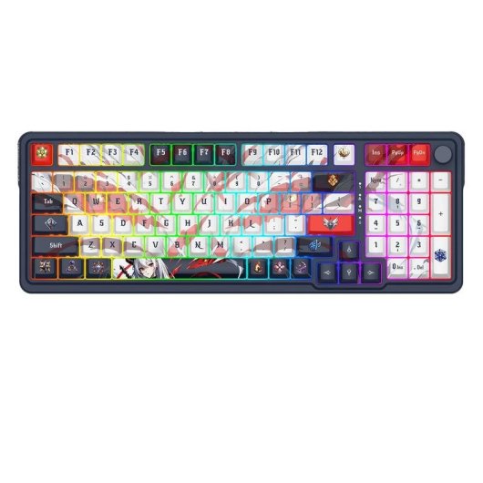 Teclado Redragon K686AK-RGB-PRO EISA mecánico inalámbrico con dial y RGB