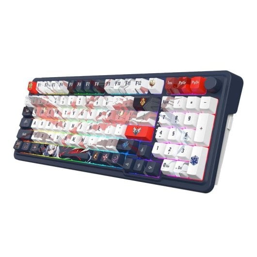 Teclado Redragon K686AK-RGB-PRO EISA mecánico inalámbrico con dial y RGB