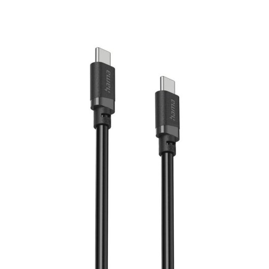 USB-C- auf USB-C-Kabel Hama 1 m USB 2.0 Schwarz