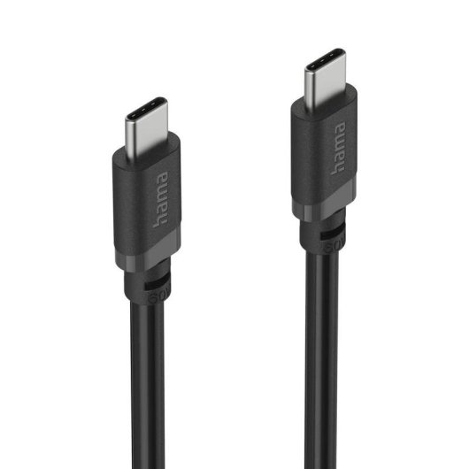 USB-C- auf USB-C-Kabel Hama 1 m USB 2.0 Schwarz