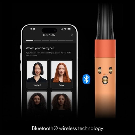 Modelador Multifuncional Dyson Airwrap ID Apricot 1700W Coanda 4 Temperaturas Bluetooth Laranja