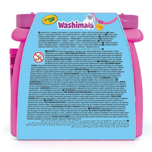 Set de jouets Crayola Washimals Pets Spa Salon de beauté et spa Rose