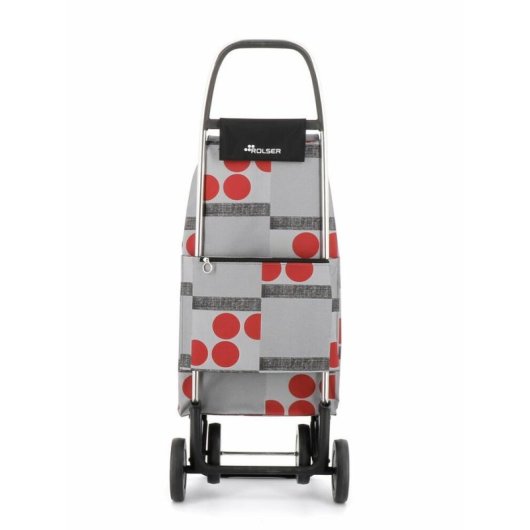 Carro de la compra Rolser I-Max Logos 4 ruedas aluminio 43 L Negro