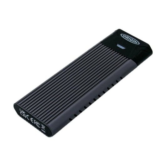 Disque Dur Origin Storage OSEC1TBNVME 1TB NVMe USB-C 3.2 Gen 2 1050MB/s Gris