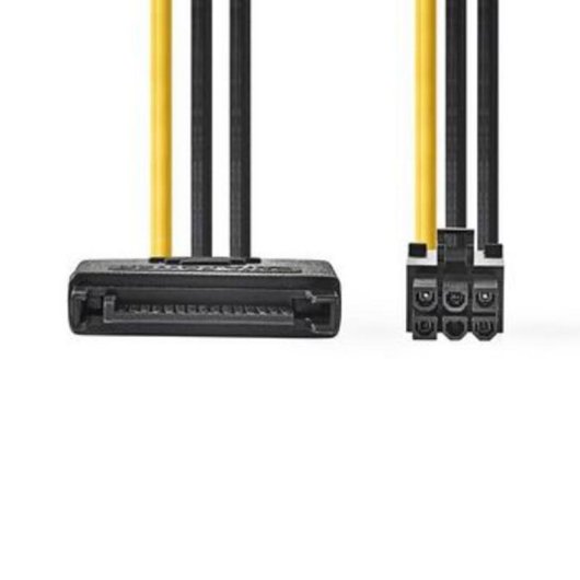Cable de alimentación Nedis SATA a PCI Express 6 pines 15 cm