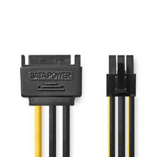 Cable de alimentación Nedis SATA a PCI Express 6 pines 15 cm