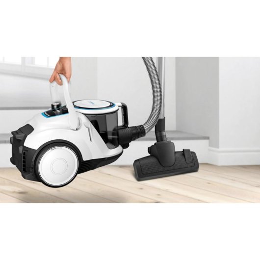 Aspiradora sin Bolsa Bosch Serie 6 BGC41LSIL 600 W 2,4 L HEPA Negro y Blanco