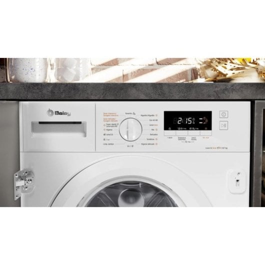 Lavasecadora Balay 5 kg A E 3TW885B con función fin diferido 24h y programa Higiene