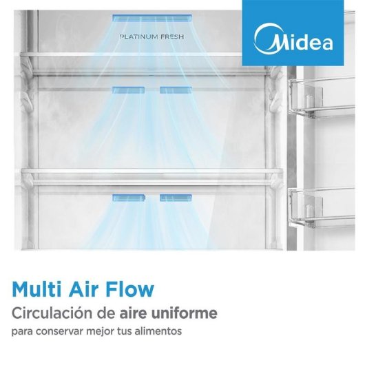 Frigorífico Combi Midea MDRB424FGD01OE Total No Frost 188cm 310L D Branco