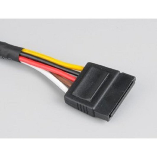 Cable de Extensión de Alimentación SATA Akasa 0,3 m Negro