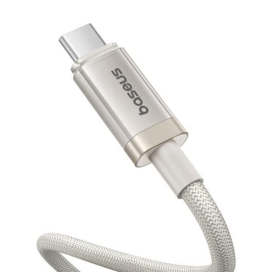 Cabo USB-C Baseus Titanium Alloy 100W 1 m Carga Rápida