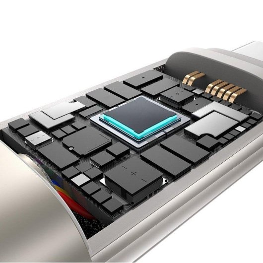 Cabo USB-C Baseus Titanium Alloy 100W 1 m Carga Rápida