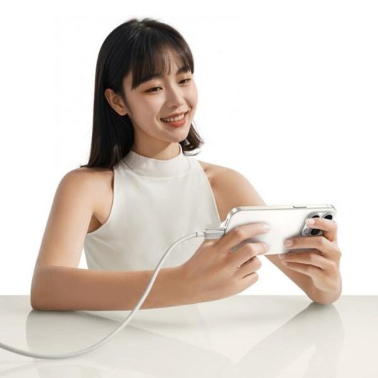 Cabo USB-C Baseus Titanium Alloy 100W 1 m Carga Rápida