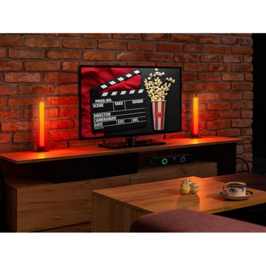 Lámpara de Mesa Inteligente Tracer RGB Bluetooth TUYA APP Negro