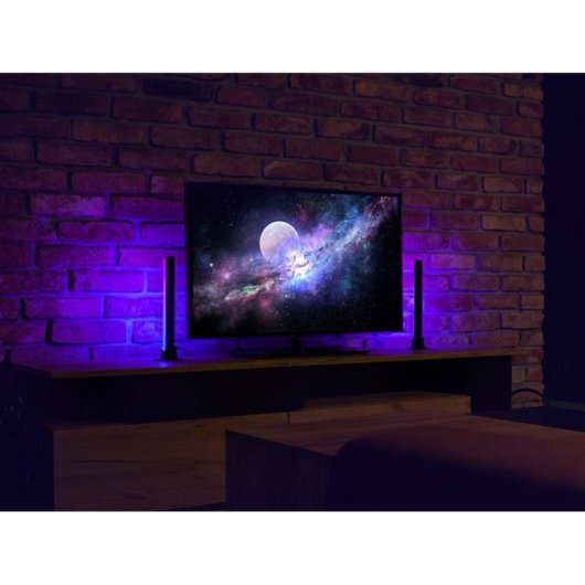 Lámpara de Mesa Inteligente Tracer RGB Bluetooth TUYA APP Negro
