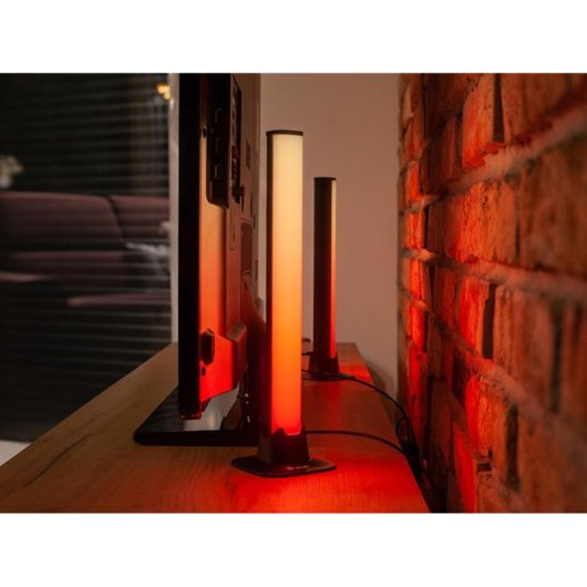 Lámpara de Mesa Inteligente Tracer RGB Bluetooth TUYA APP Negro
