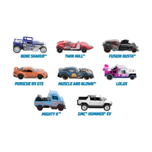 Carro Hot Wheels JKR04 Multicolor 1:43 Plástico e Metal