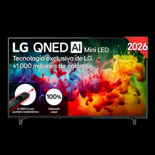 TV LG QNED 50QNED72B6B 50" 4K UltraHD 60Hz Smart TV WebOS HDR10 Mini LED IA
