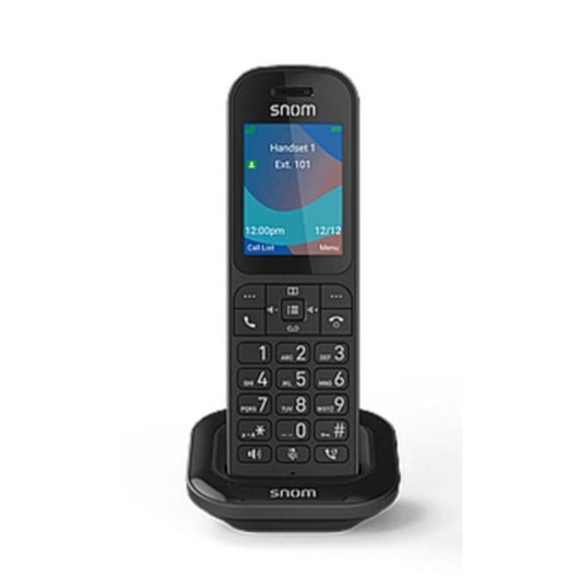 Telefono senza fili Snom M253 Nero TFT 2.4" DECT