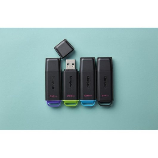Unidad flash USB Kingston DataTraveler Exodia 64GB USB 3.2 Gen 1 negra