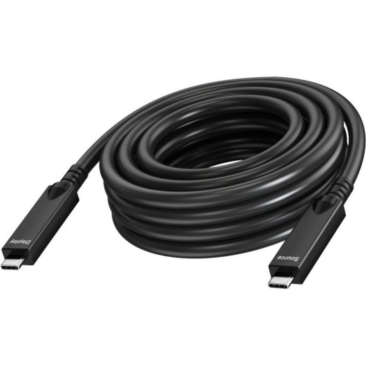 Cable USB-C a USB-C Vision 15 m Negro USB 3.2