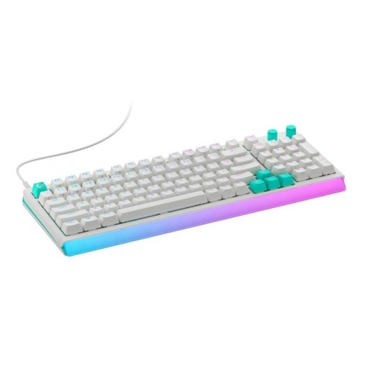 Teclado Logitech G512 X 98 blanco magnético con switches analógicos y RGB
