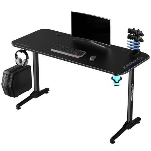 Escritorio Ultradesk Frag V3 Gaming y Oficina en Casa 1400x600mm Negro