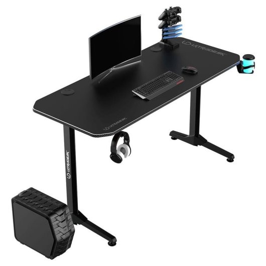 Escritorio Ultradesk Frag V3 Gaming y Oficina en Casa 1400x600mm Negro