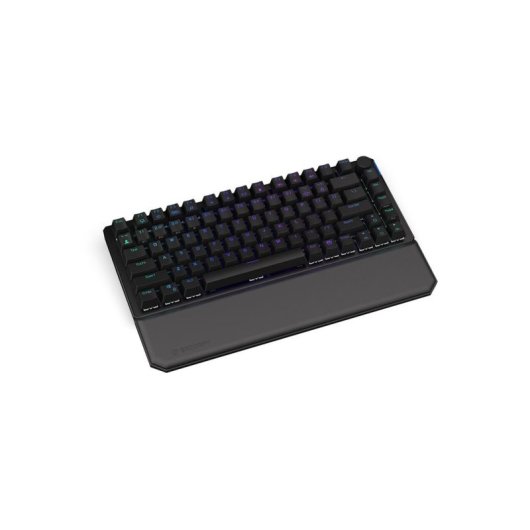 Reposamuñecas Endorfy Thock 75% Negro Espuma de Memoria Cuero PU