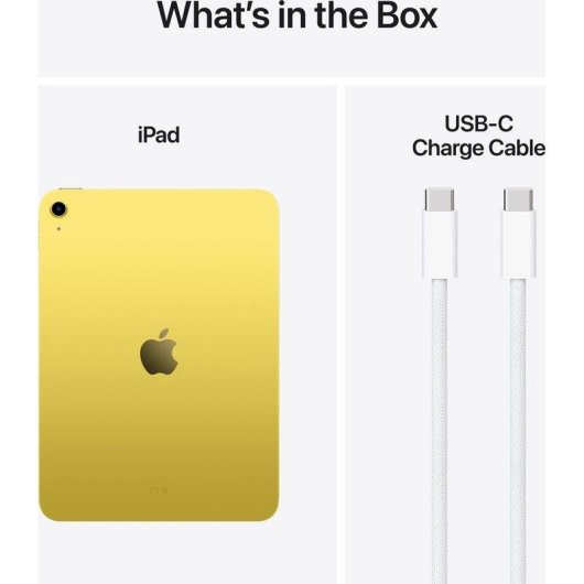 Tablette Apple iPad 11" 256 Go Jaune A16 iPadOS 18