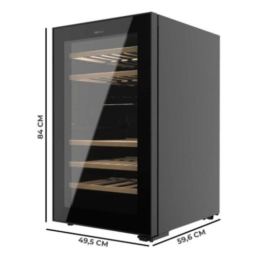 Weinkühlschrank Cecotec Bolero GrandSommelier Duo 52000 Integriert 52 Flaschen Schwarz