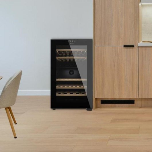 Weinkühlschrank Cecotec Bolero GrandSommelier Duo 52000 Integriert 52 Flaschen Schwarz