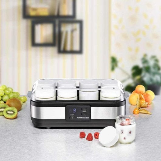 Yogurtera Rommelsbacher JG 40 40 W 1,2 L Negro Acero Inoxidable